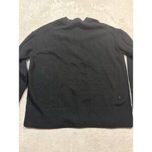 Aerie Women's Small Mock Neck‎ Sweater Pullover Knit Long Sleeve Casual Black